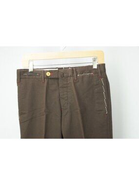 PT01 Brown 100% Cotton Chino Pants Sz 44 EU BRAND NEW